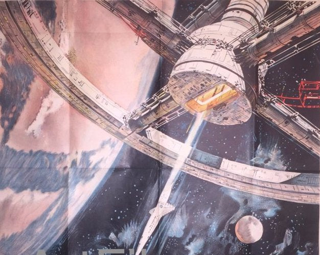 Animating the 2001: A Space Odyssey movie poster. What would Kubrick say?