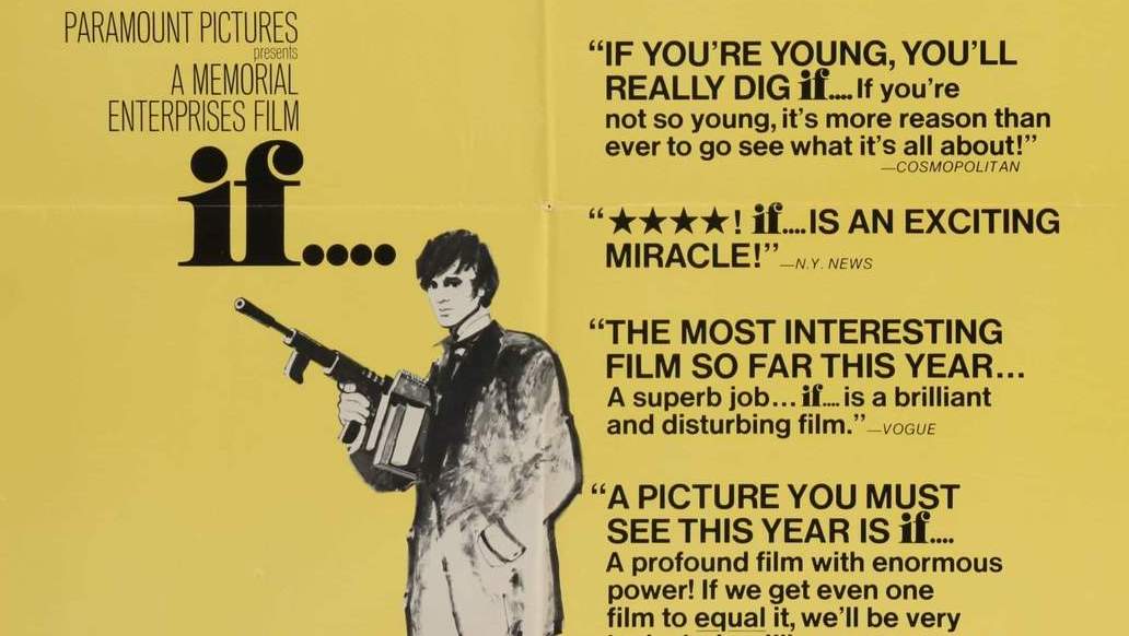 IF-Lindsay Anderson-Malcolm McDowell-Christine Noonan-X Rating-1969-27x41