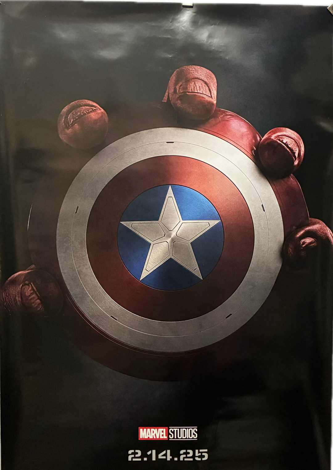 Captain America (2025) 27x41 Harrison Ford Liv Tyler Anthony Mackie Danny Ramirez Unfolded