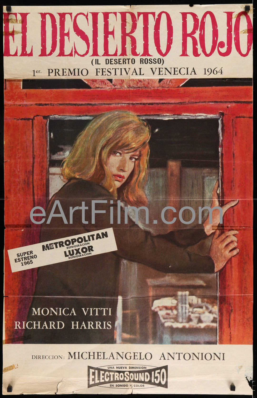 eArtFilm.com Argentina (27.75"x43.25") Red Desert-Il Deserto Rosso-Antonioni-Monica Vitti-R70-1964-28x43
