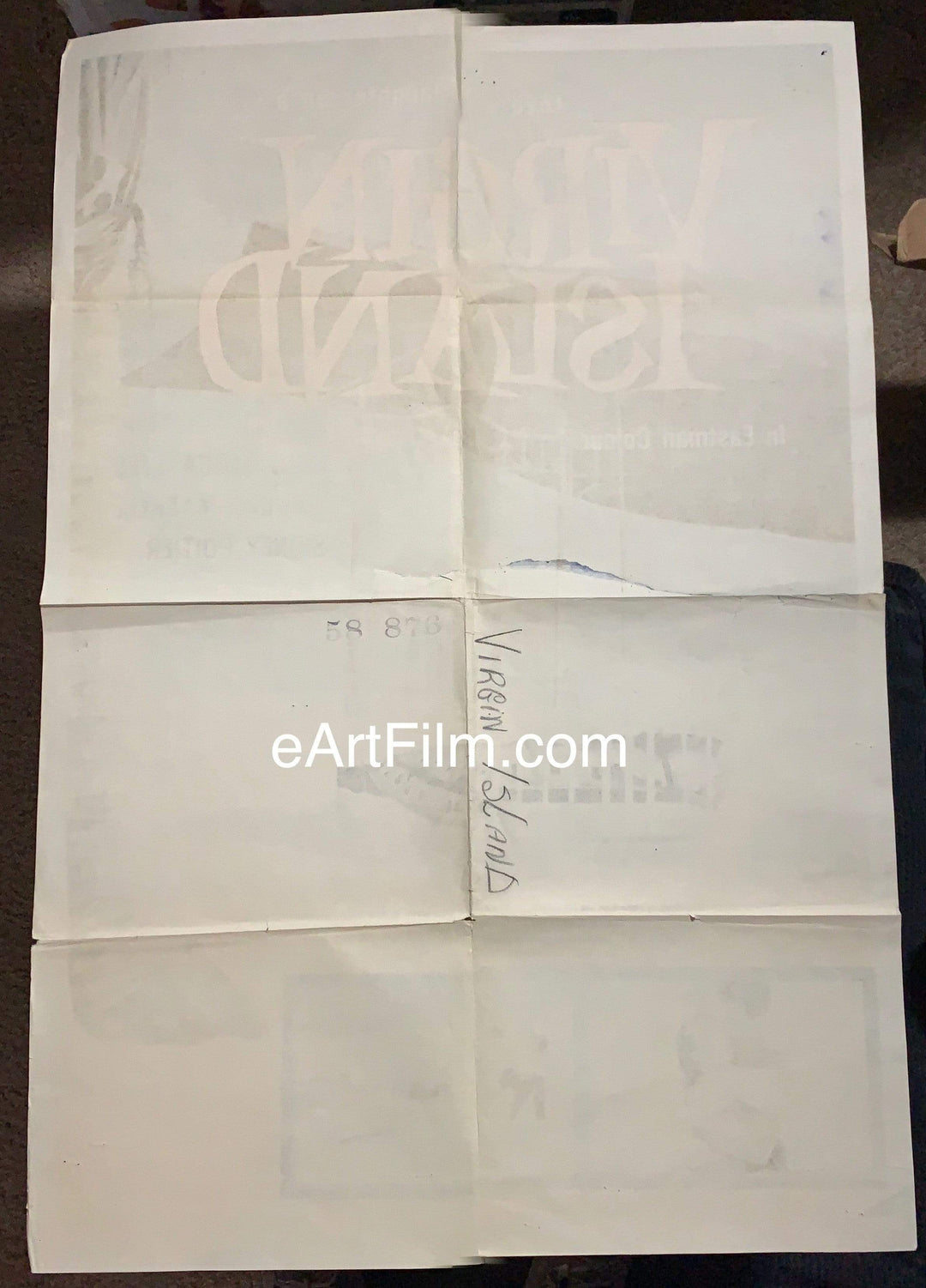 eArtFilm.com British One Sheet (27"x39.75") Virgin Island-John Cassavetes-Ruby Dee-Sidney Poitier-27x40-English