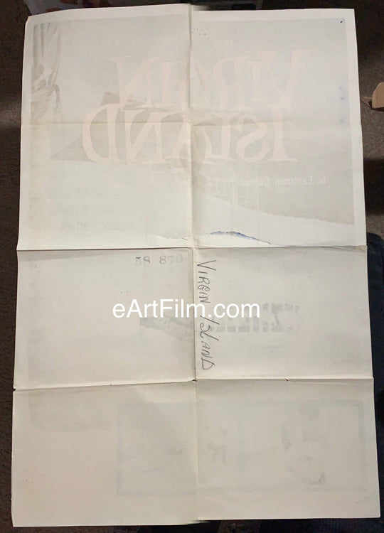 eArtFilm.com British One Sheet (27"x39.75") Virgin Island-John Cassavetes-Ruby Dee-Sidney Poitier-27x40-English