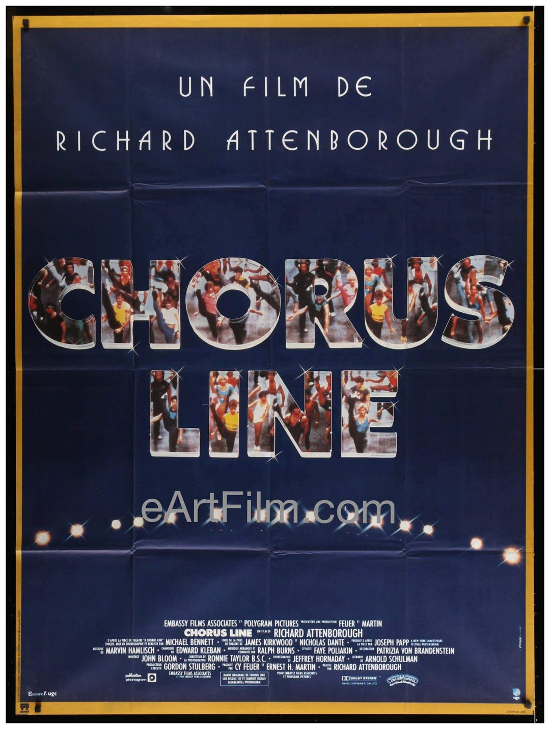 eArtFilm.com French 1 Panel Grande (46"x62") Chorus Line 1985 46x62 French 1 Panel Grande