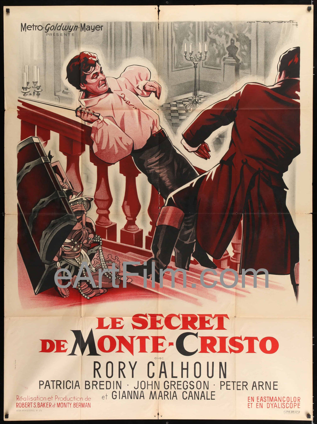 eArtFilm.com French 1 Panel "Grande" (47"x63") Secret Of Monte Cristo-French-1 Panel Grande-47x63-R61