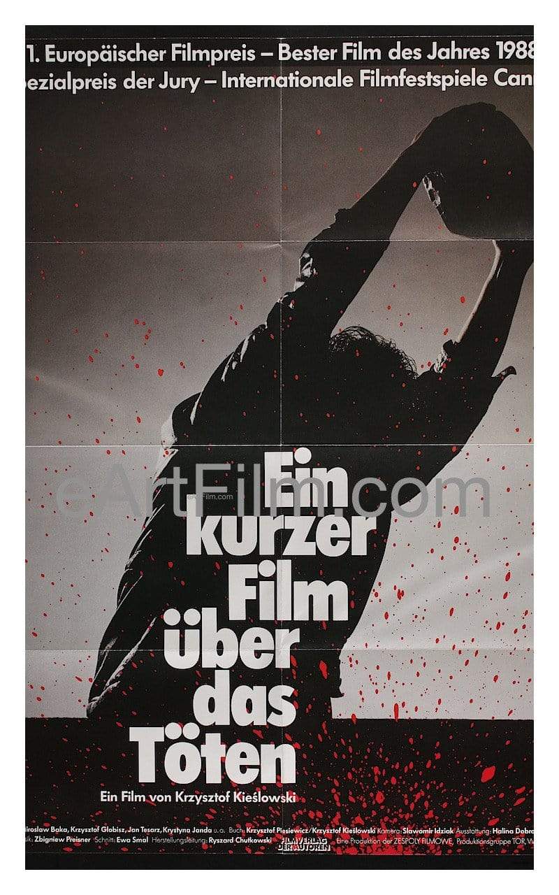 eArtFilm.com German (22"x33") Short Film About Killing, A 1988 22x33 Movie Poster German
