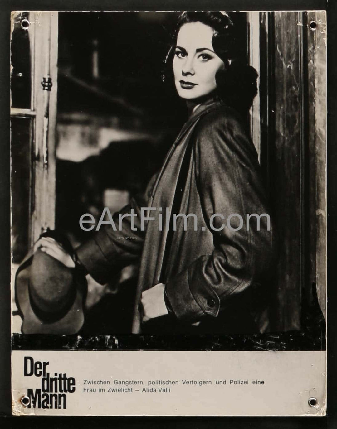 eArtFilm.com German Lobby Cards (8.75"x11") Third Man, The R1980's 5 8.75x11 German Lobby Cards-Orson Welles Film Noir!