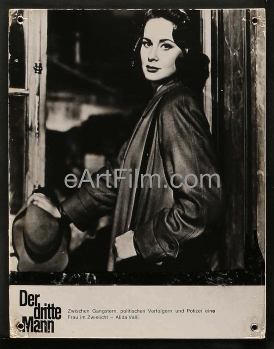 eArtFilm.com German Lobby Cards (8.75"x11") Third Man, The R1980's 5 8.75x11 German Lobby Cards-Orson Welles Film Noir!