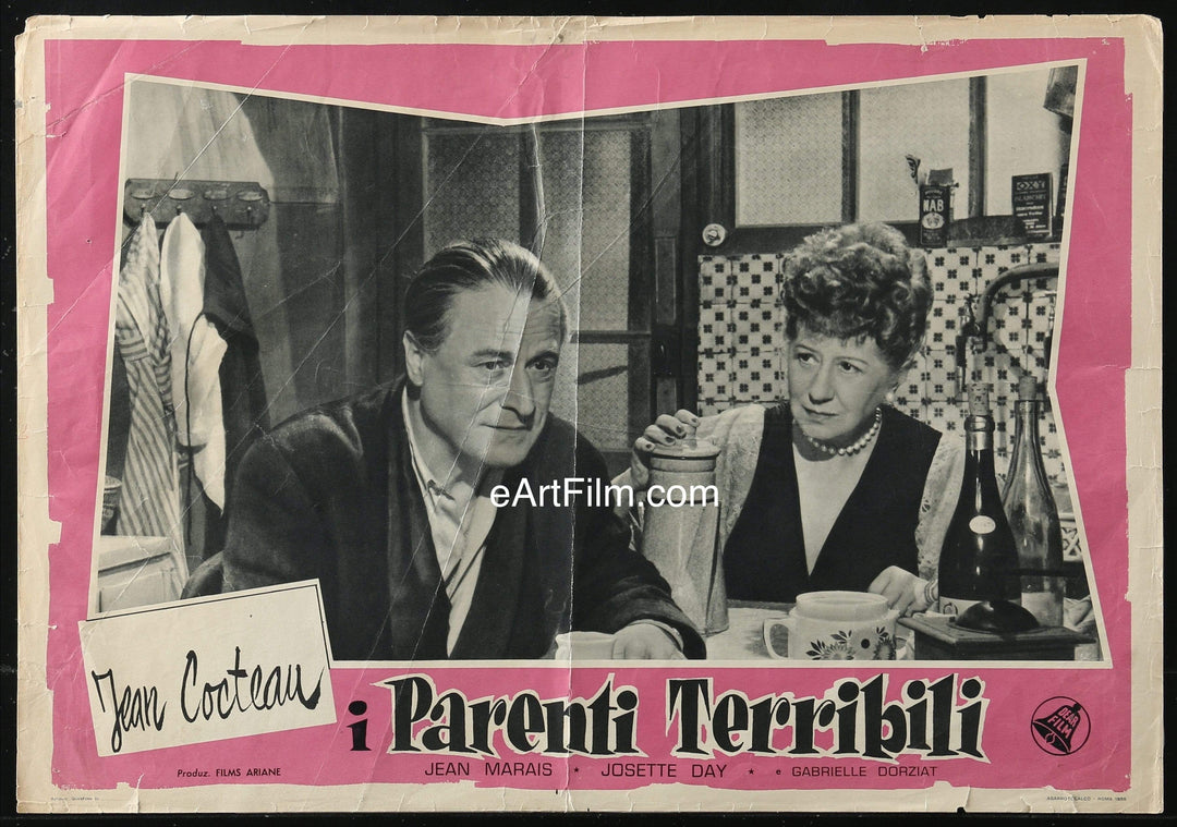 eArtFilm.com Italian Photobusta (14"x20") Les Enfants Terribles aka Storm Within Jean Cocteau French classic R56 14x20