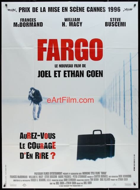 eArtFilm.com Original Movie Poster Fargo Original Movie Poster 1996 France 45"x62"