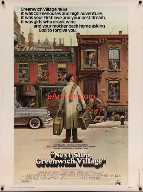 eArtFilm.com Original Movie Poster Next Stop Greenwich Village Original Movie Poster