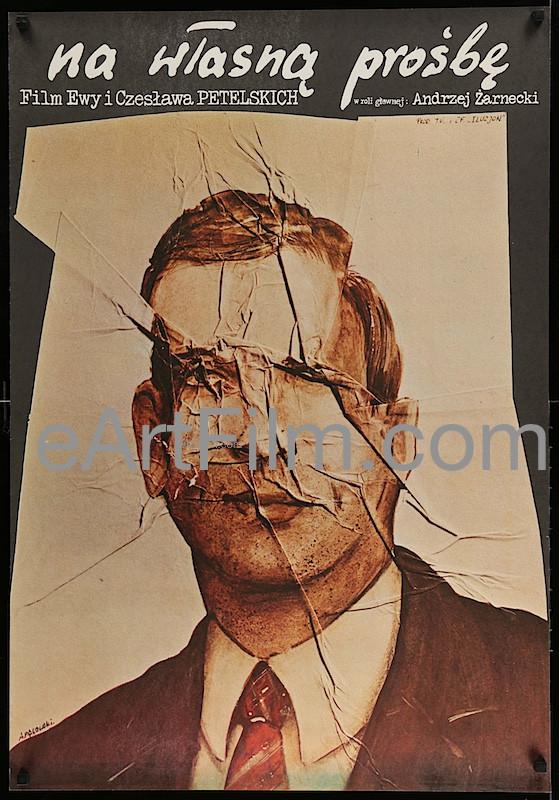 eArtFilm.com Polish (27"X38")-Original-Vintage-Movie-Poster At Your Own Request 1980 Original Polish 27X38 Movie Poster
