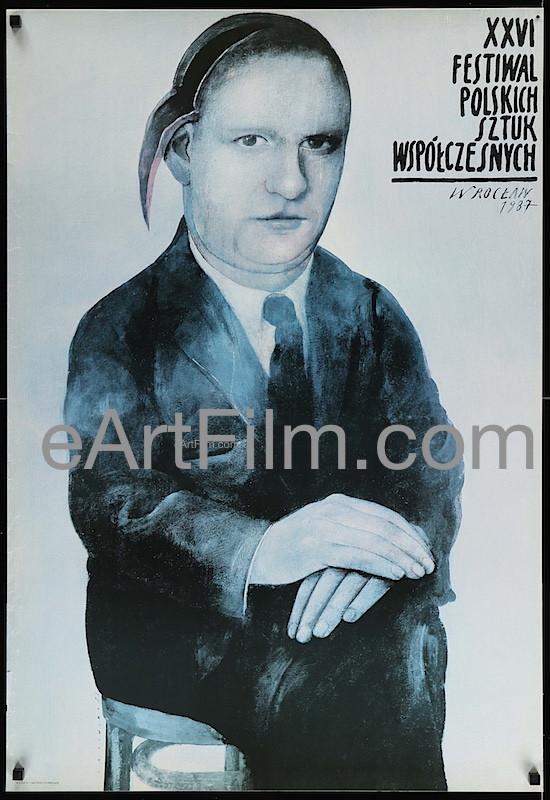 eArtFilm.com Polish Stage Play Poster (27"x39")-Original-Vintage-Movie-Poster XXVI Festiwal Polskich Sztuk Wspolczesnych 1987 27x39 Poster Poland