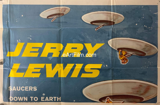 eArtFilm.com U.S 3 Sheet (41"x81") Visit To A Small Planet vintage movie poster 1960 41x81 Jerry Lewis comedy