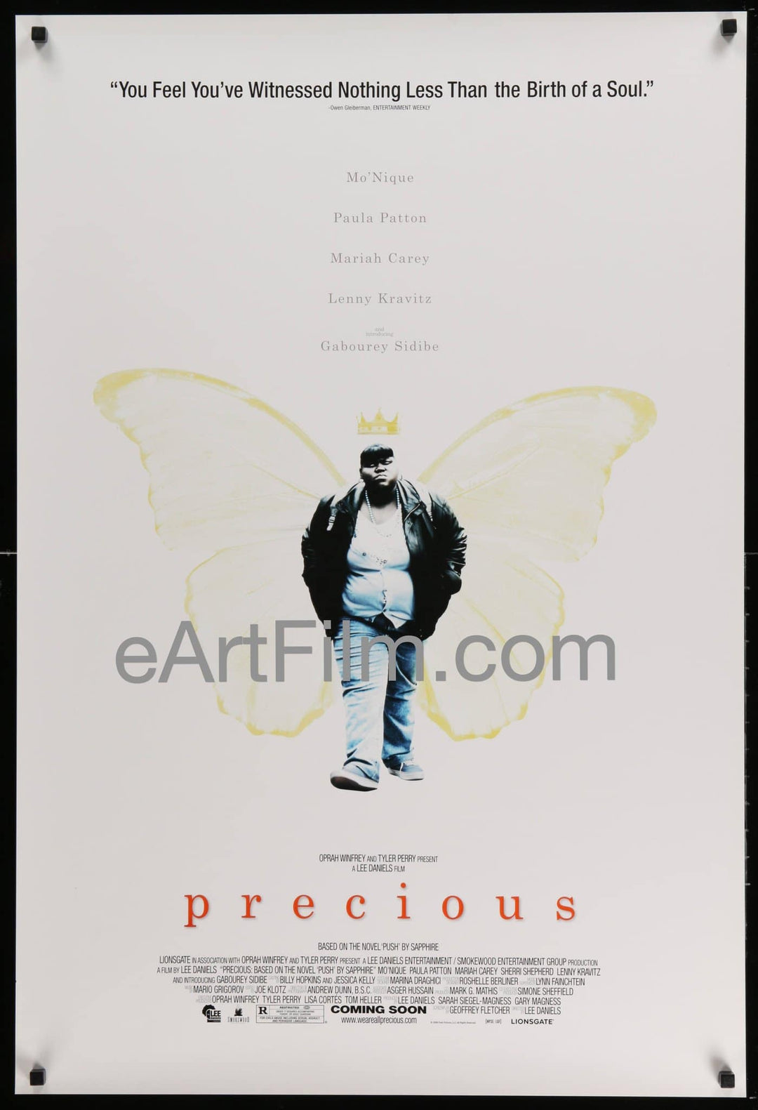 eArtFilm.com U.S Advance One Sheet (27"x40") Precious-Unfolded Advance DS-27x41-2009-Gabourey Sidibe-Mo'Nique
