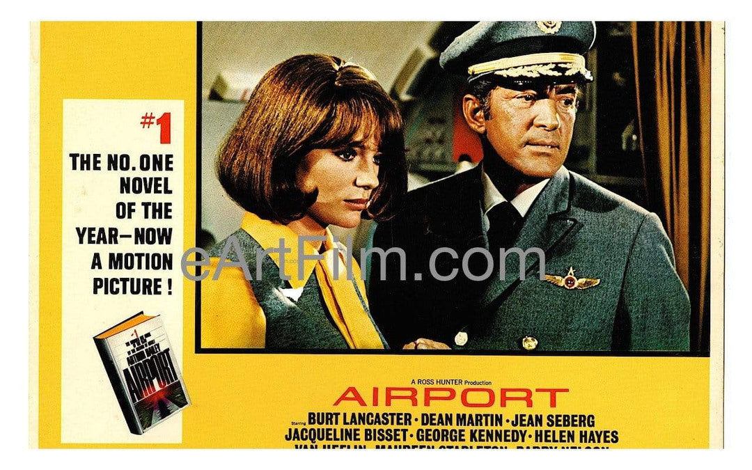 eArtFilm.com U.S- International Lobby Card (11"x17") Airport 1970 11x17 Original U.S Lobby Card Dean Martin, Jacqueline Bisset