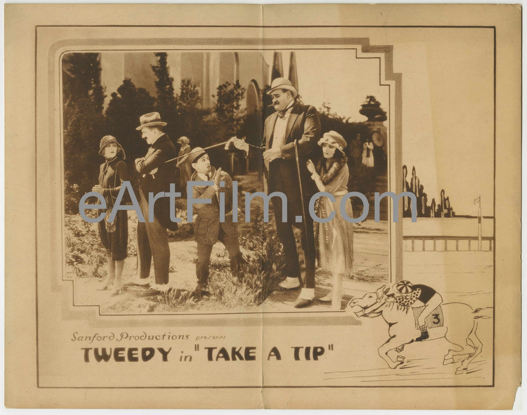 eArtFilm.com U.S Lobby Card (11"x14") Take A Tip Marcel Perez 1922 Sanford Productions comedy 11x14 lobby card