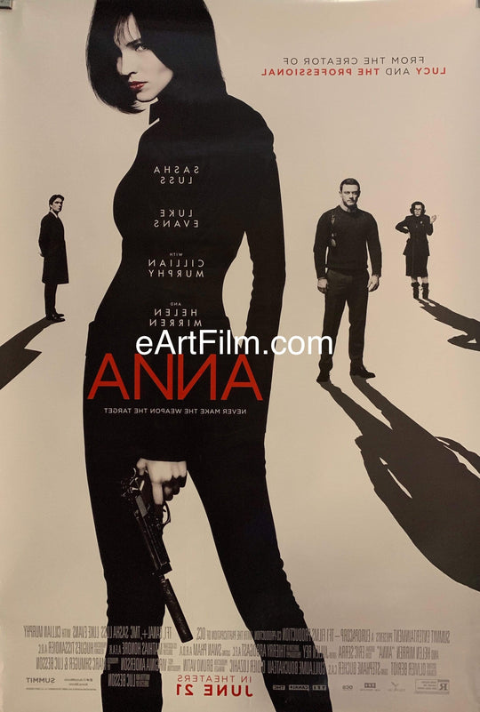 eArtFilm.com U.S One Sheet (27"x40") Advance Anna 2019 27x40 DS Sasha Luss assassin action thriller