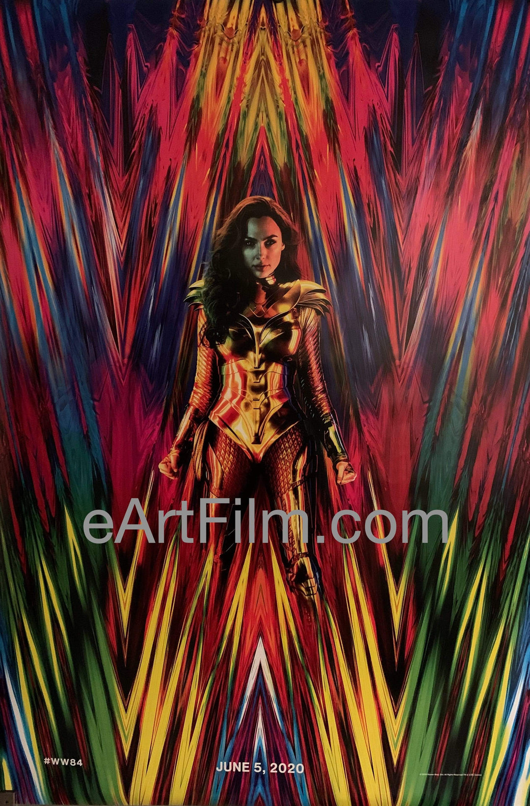 eArtFilm.com U.S One Sheet (27"x40") Advance Wonder Woman 1984 2020 27x40 DS Gal Gadot Chris Pine action adventure