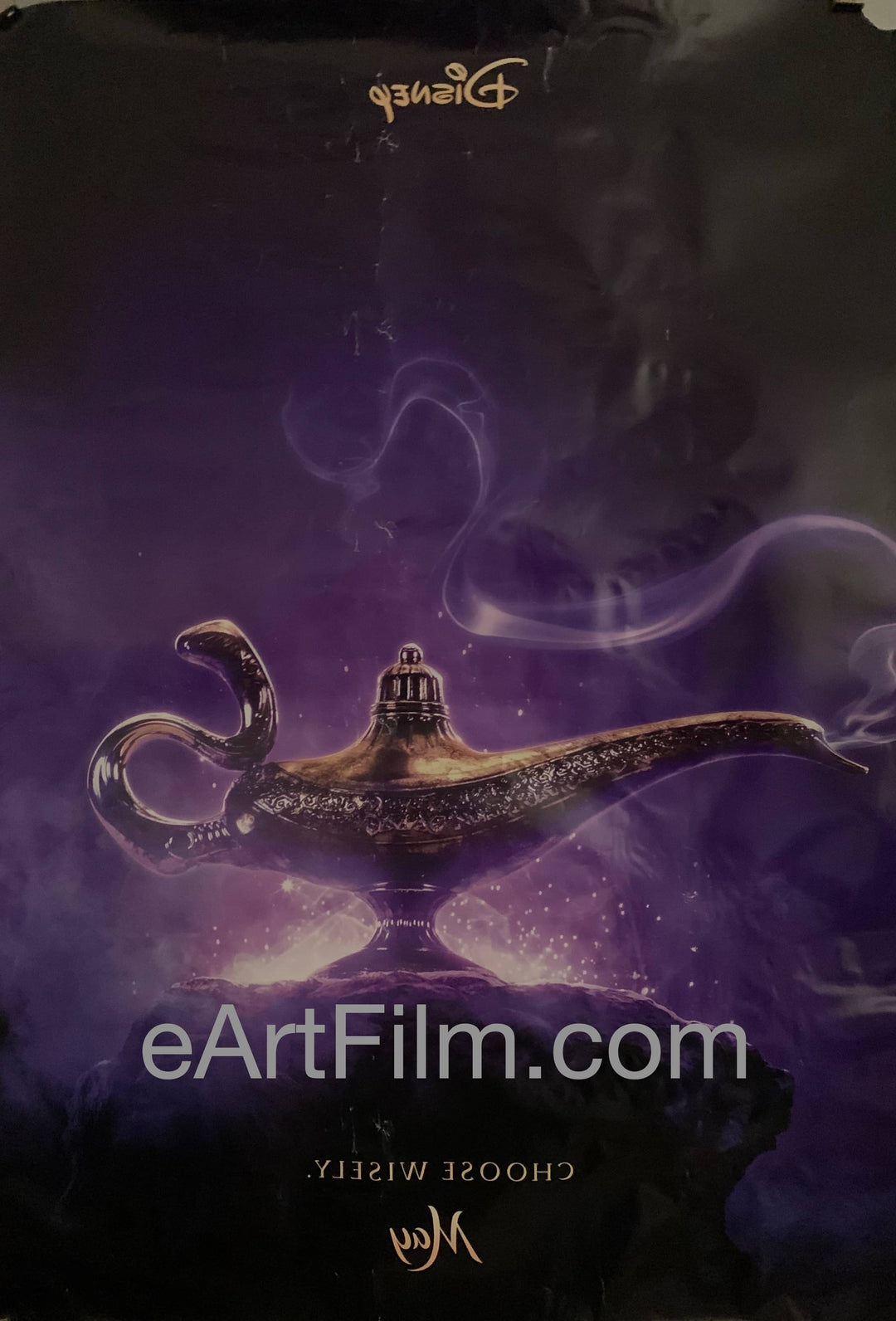 eArtFilm.com U.S One Sheet (27"x40") Double Sided Aladdin original movie poster 2019 27x40 DS teaser Disney