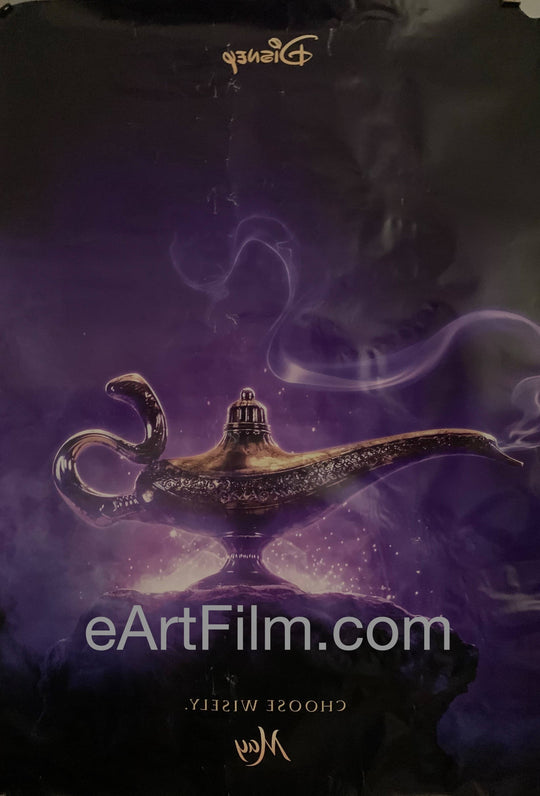 eArtFilm.com U.S One Sheet (27"x40") Double Sided Aladdin original movie poster 2019 27x40 DS teaser Disney