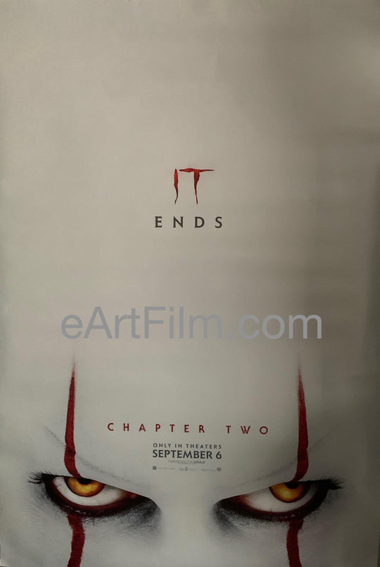 eArtFilm.com U.S One Sheet (27"x40") Double Sided It Chapter Two original movie poster advance double sided 2019 27x40 eyes style