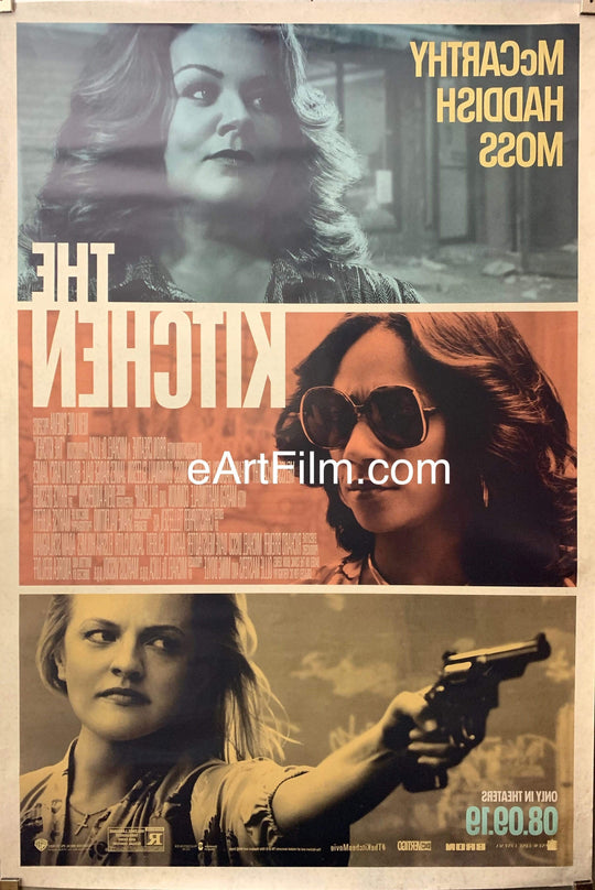 eArtFilm.com U.S One Sheet (27"x40") Double Sided Kitchen original movie poster double sided McCarthy Haddish Moss 2019 27x40
