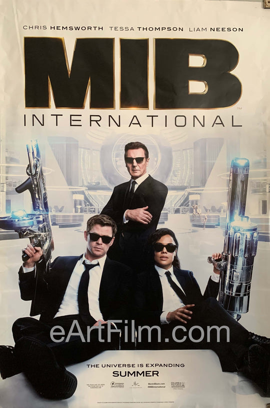 eArtFilm.com U.S One Sheet (27"x40") Double Sided Men In Black International original movie poster 2019 27x40 DS sci-fi comedy