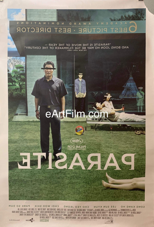 eArtFilm.com U.S One Sheet (27"x40") Double Sided Parasite 2019 27x40 Bong Joon Ho original movie poster BEST PICTURE