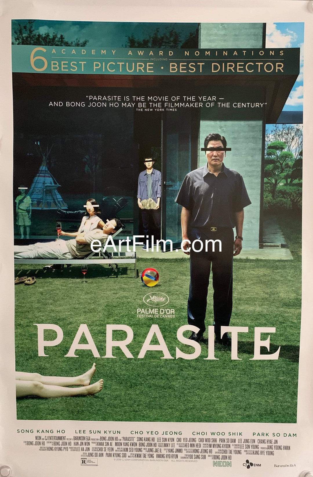 eArtFilm.com U.S One Sheet (27"x40") Double Sided Parasite 2019 27x40 Bong Joon Ho original movie poster BEST PICTURE
