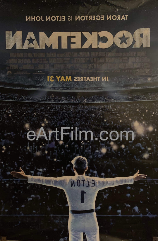 eArtFilm.com U.S One Sheet (27"x40") Double Sided Rocketman original movie poster 2019 27x40 DS unfolded Taron Egerton