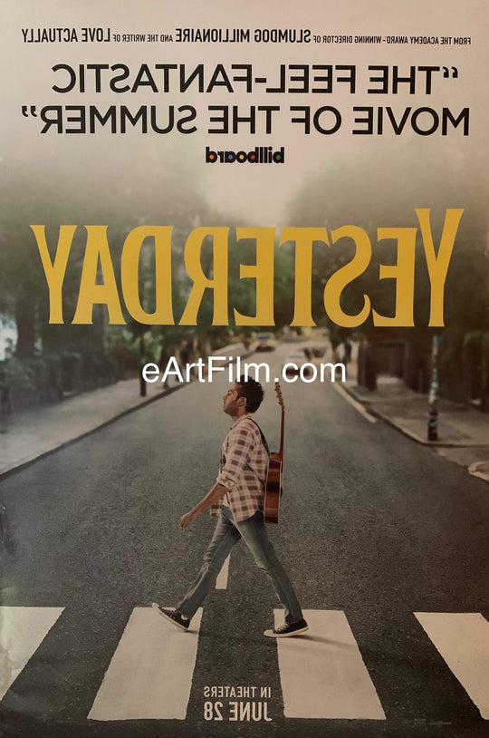 eArtFilm.com U.S One Sheet (27"x40") Double Sided Yesterday original movie poster DS 2019 27x40 Danny Boyle Beatles fantasy