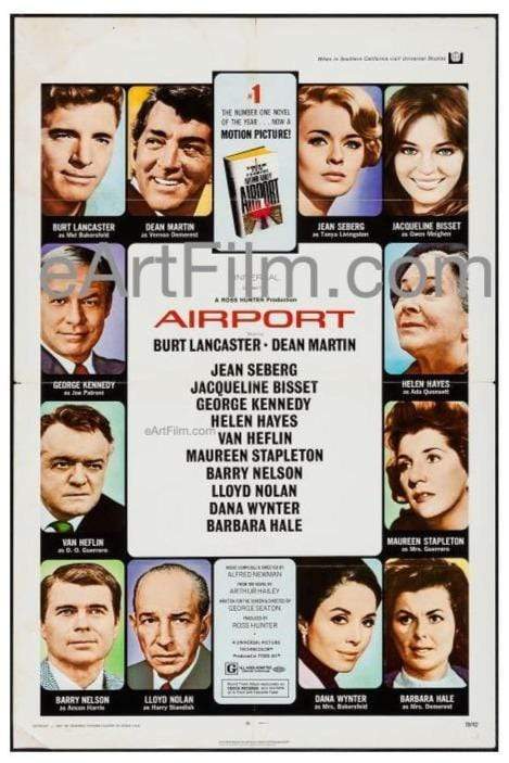 eArtFilm.com U.S One Sheet (27"x41") Airport 1970 27x41 Original U.S One Sheet