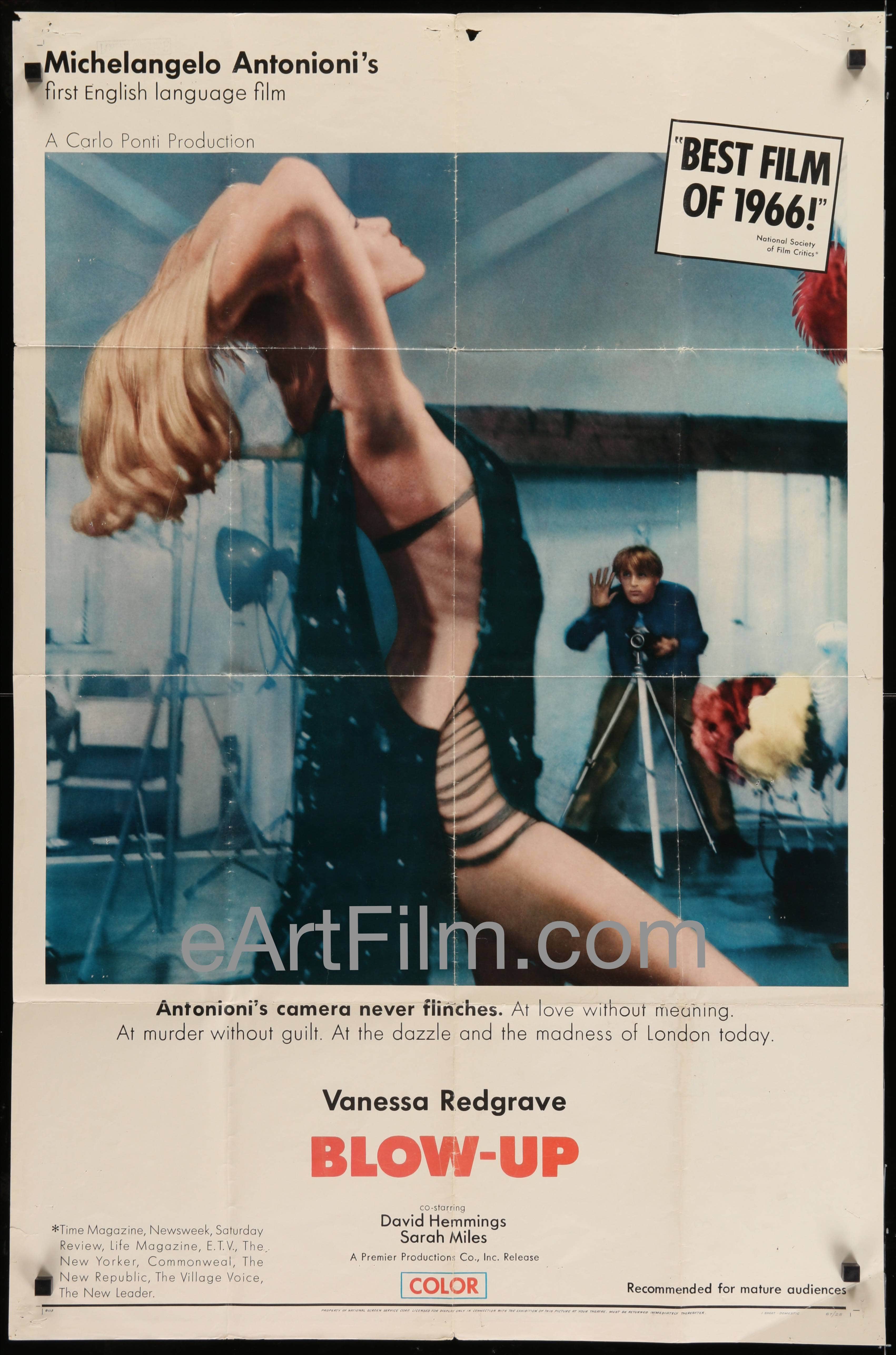 Blow up vanessa promo redgrave