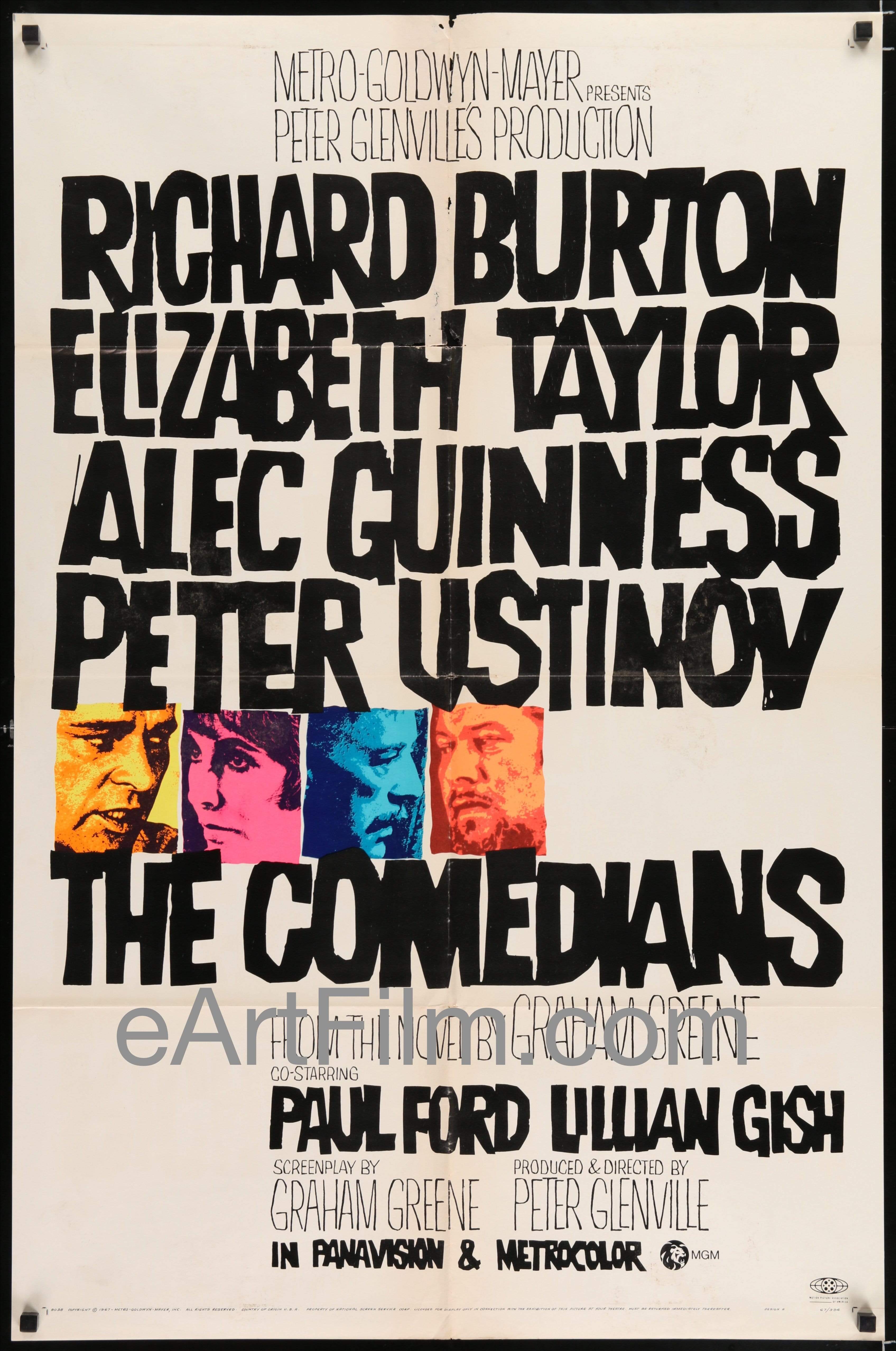 Comedians Elizabeth Taylor Richard Burton Lillian Gish Style A