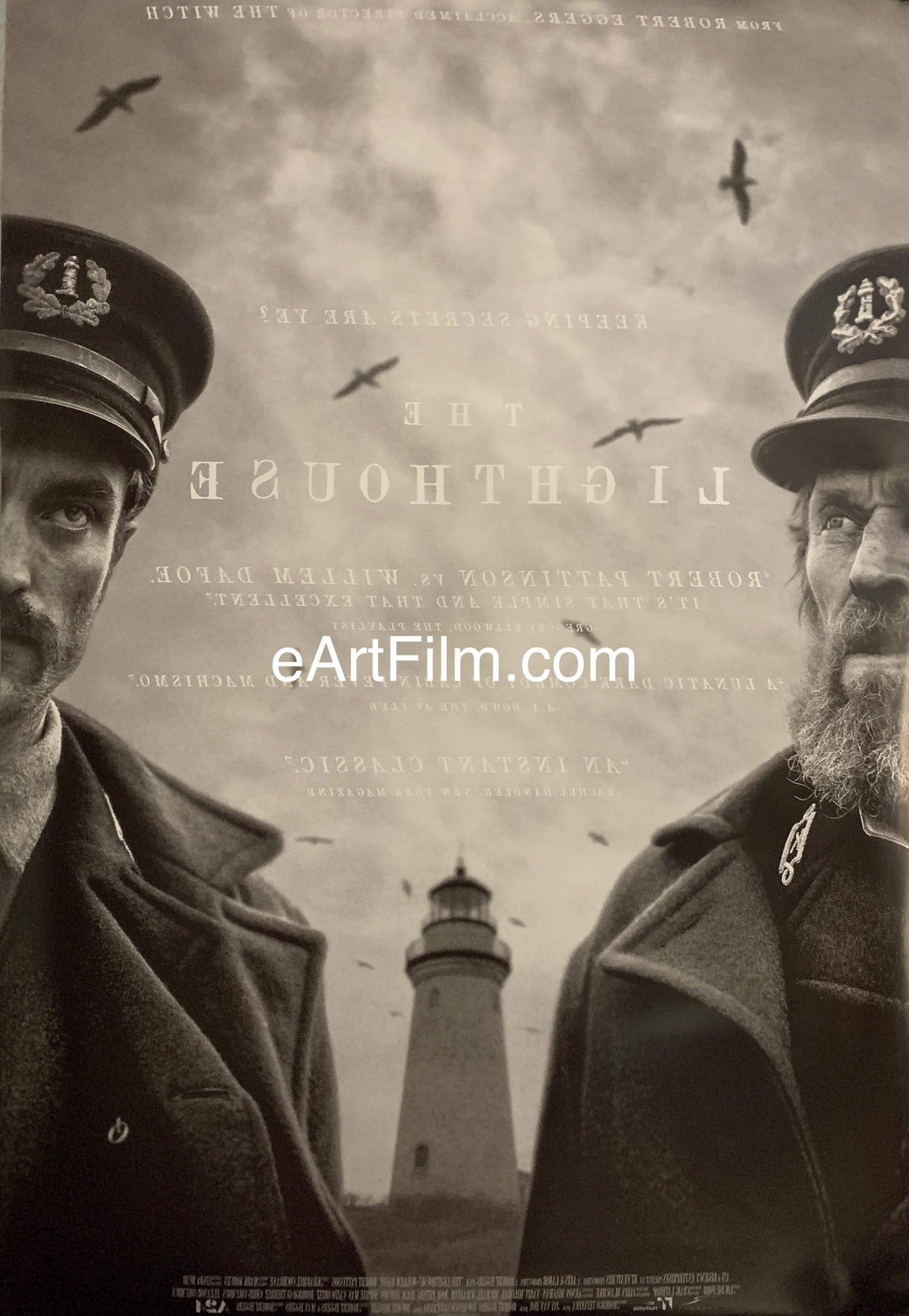 eArtFilm.com U.S One Sheet (27"x41") Double Sided Lighthouse original movie poster Pattinson Dafoe horror 2019 27x40 DS