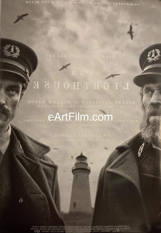 eArtFilm.com U.S One Sheet (27"x41") Double Sided Lighthouse original movie poster Pattinson Dafoe horror 2019 27x40 DS