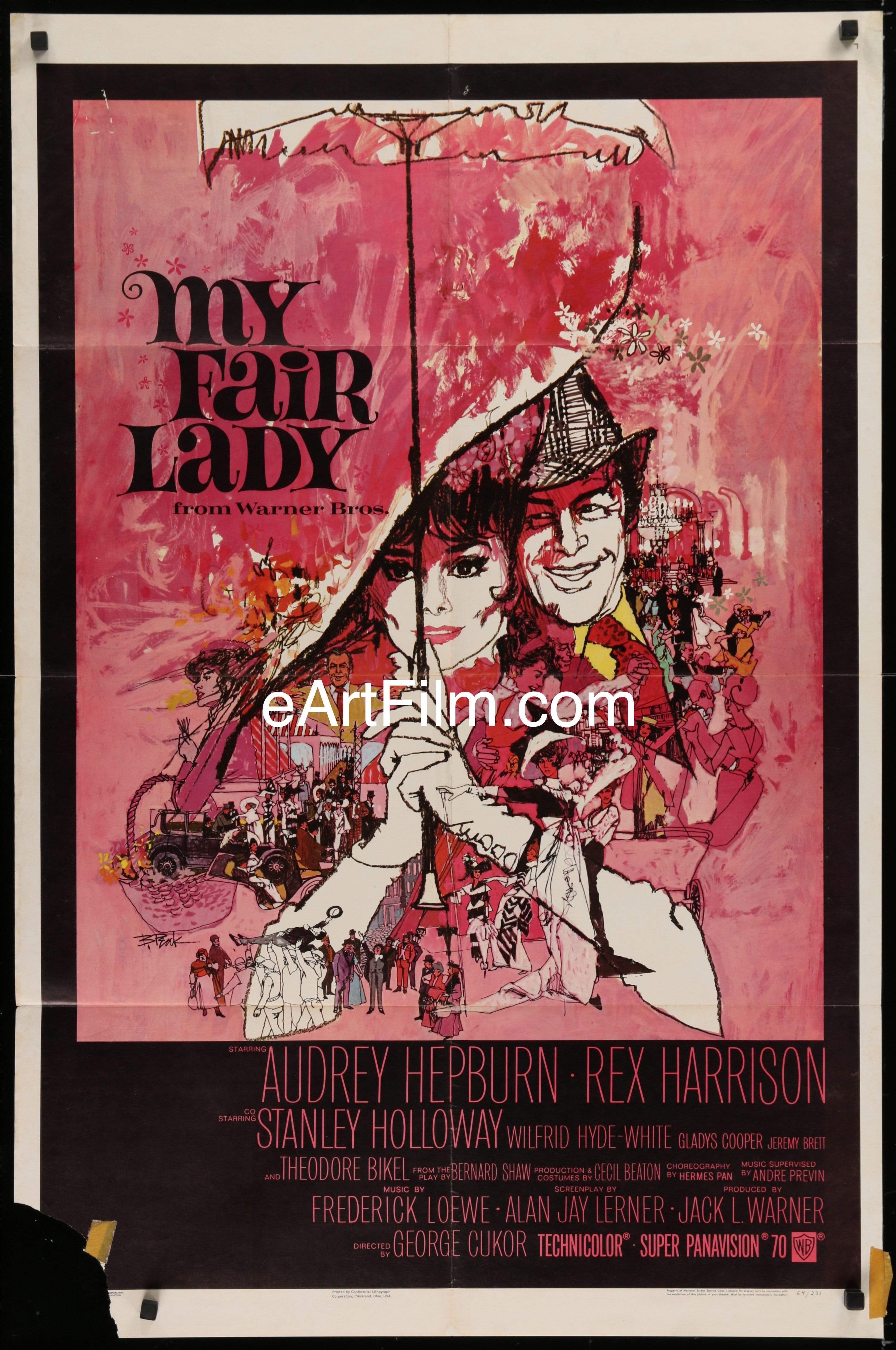 My Fair Lady 1964 Audrey Hepburn Rex Harrison high society musical