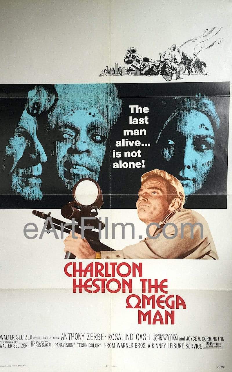 eArtFilm.com U.S One Sheet (27"x41") Omega Man, The 1971 27x41 One Sheet United States