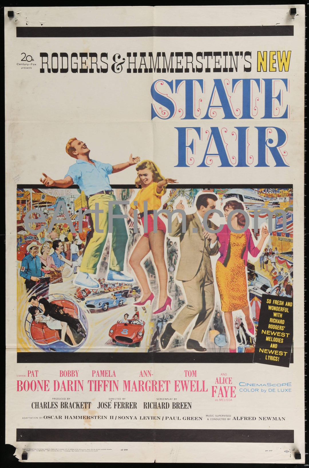 eArtFilm.com U.S One Sheet (27"x41") State Fair-Ann Margret-Pat Boone-Bobby Darin-Alice Faye-1962-27x41-musical