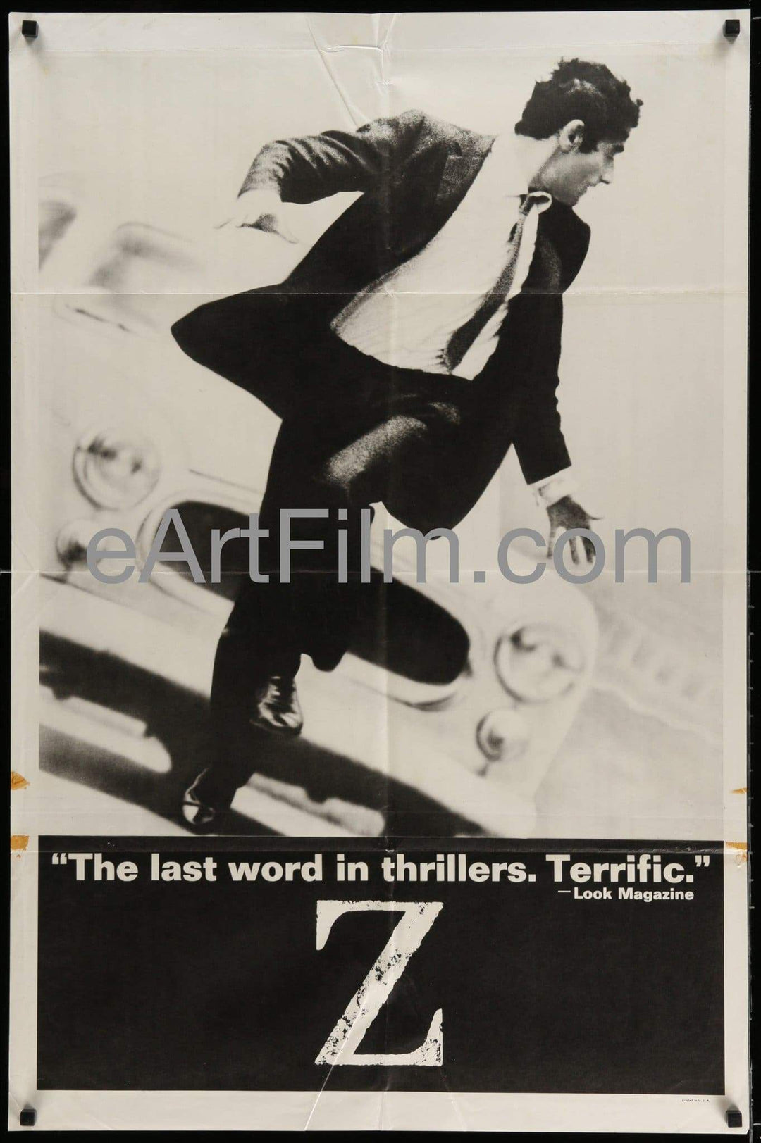 eArtFilm.com U.S One Sheet (27"x41") Z-Costa Gavras-Yves Montand-Irene Papas-Jean-Louis Trintignant-1969-27x41