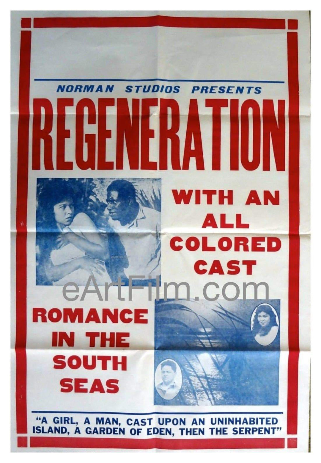 eArtFilm.com U.S One Sheet (28"x42")-Original-Vintage-Movie-Poster Regeneration 1930 Rerelease 28x42 One Sheet United States