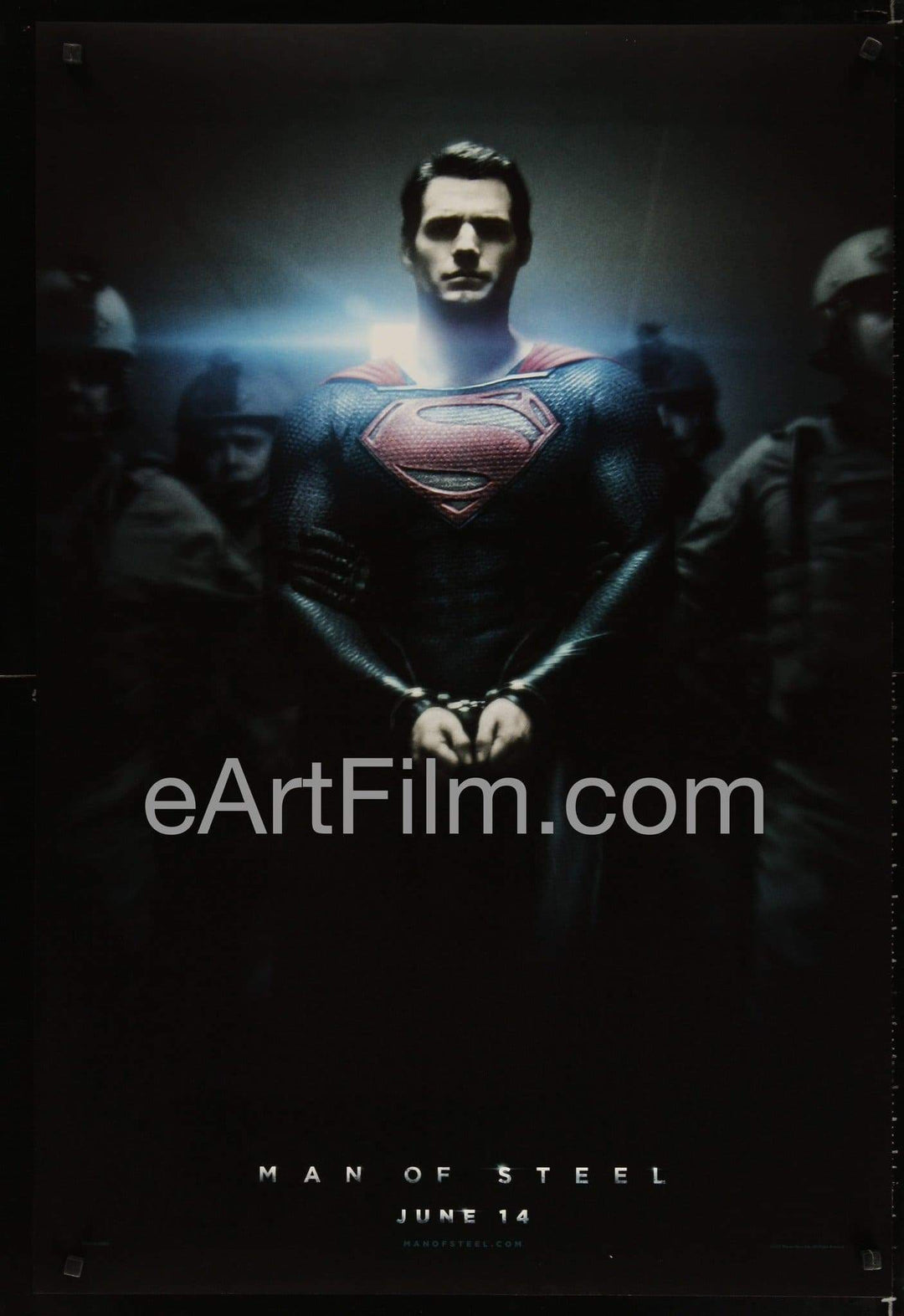 eArtFilm.com U.S teaser poster (27"x40") Man of Steel-Henry Cavill-Amy Adams-Kevin Costner-2013-27x40-Teaser