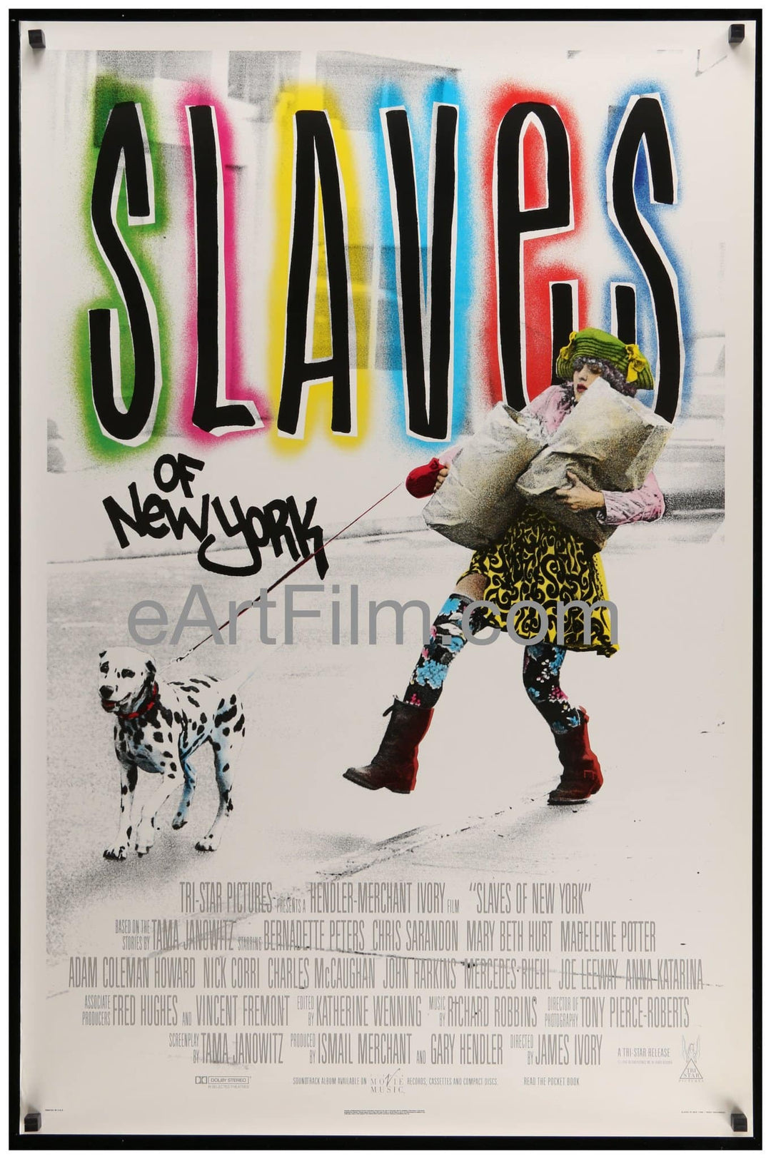 eArtFilm.com U.S Unfolded International One Sheet (27"x41")-Original-Vintage-Movie-Poster Slaves Of New York 1989 27x41 International One Sheet United States