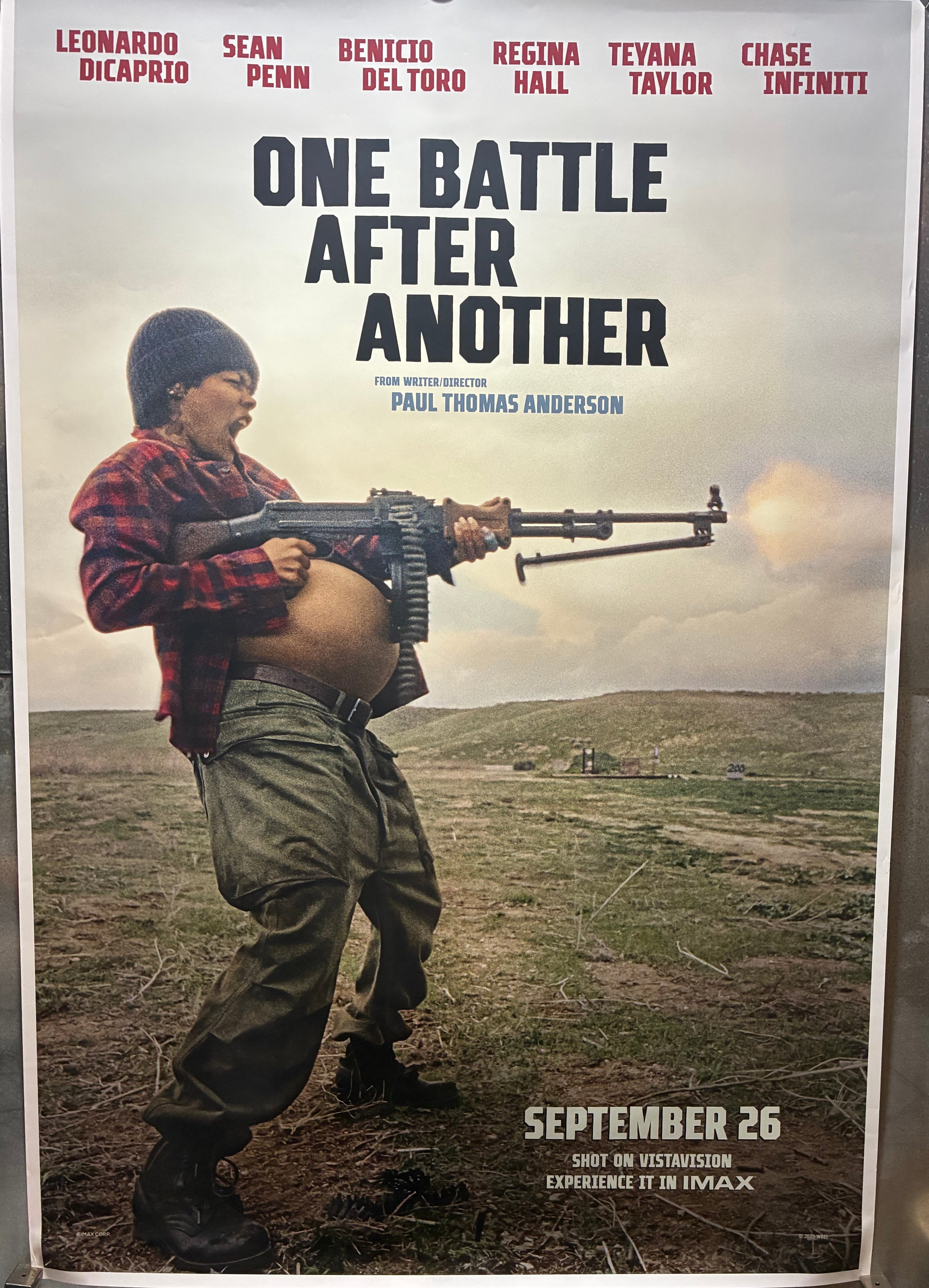 After Another (2025) Leonardo DiCaprio Sean Penn Paul Thomas Anderson 27"x40" Unfolded