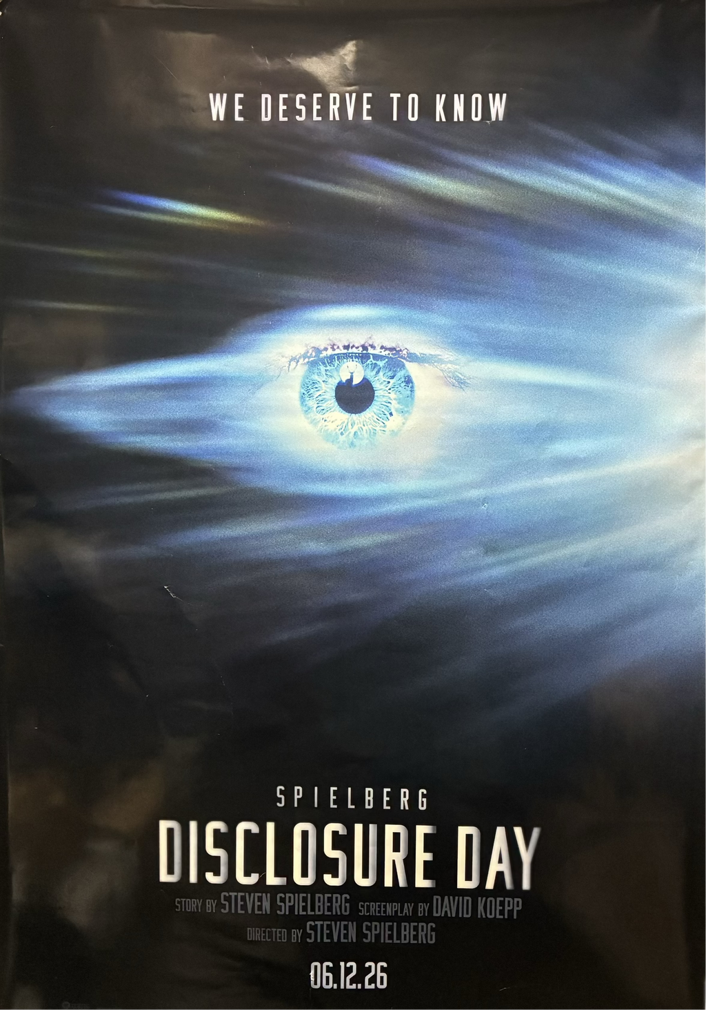 Disclosure Day (2026) Steven Spielberg Emily Blunt Josh O'Connor Alien Invasion 27x40 DS eArtFilm movie posters