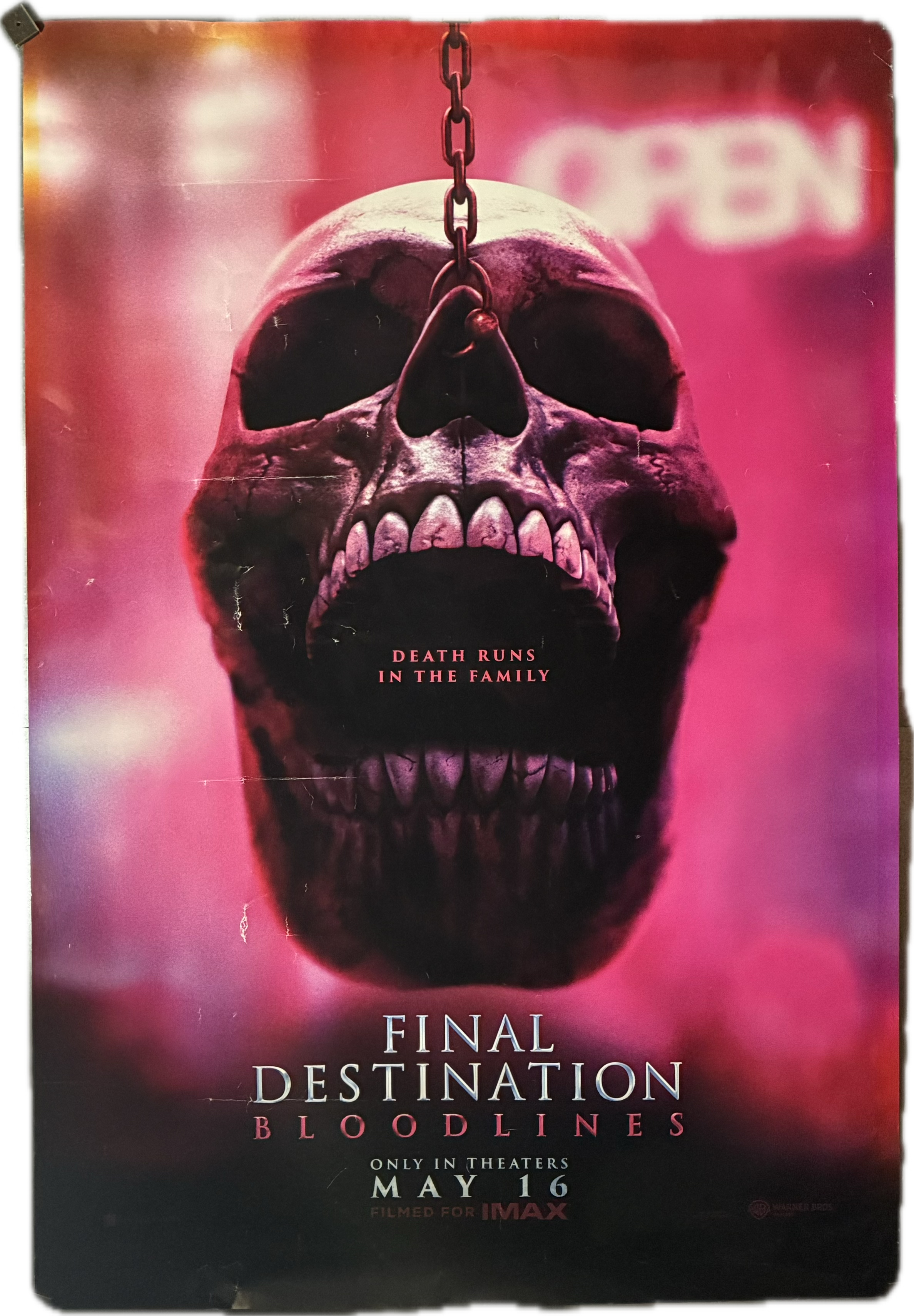 Final Destination: Bloodlines 2025 27x41 Kaitlyn Santa Juana Teo Briones Horror Unfolded