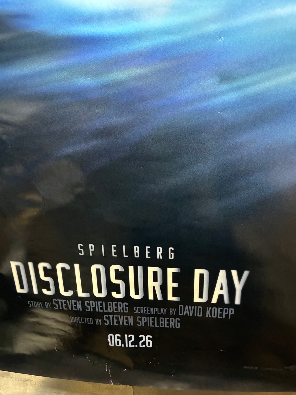 Disclosure Day (2026) Steven Spielberg Emily Blunt Josh O'Connor Alien Invasion 27x40 DS