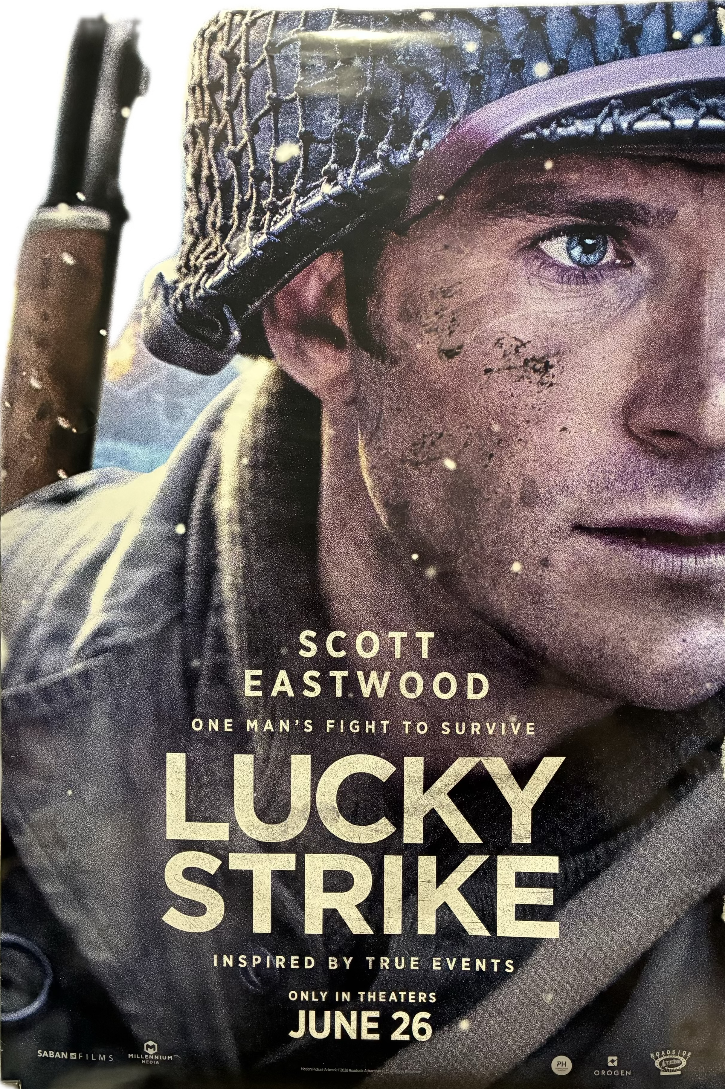 Lucky Strike (2026) Scott Eastwood Colin Hanks Aunjanue Ellis-Taylor 27"x40" Unfolded eArtFilm movie posters