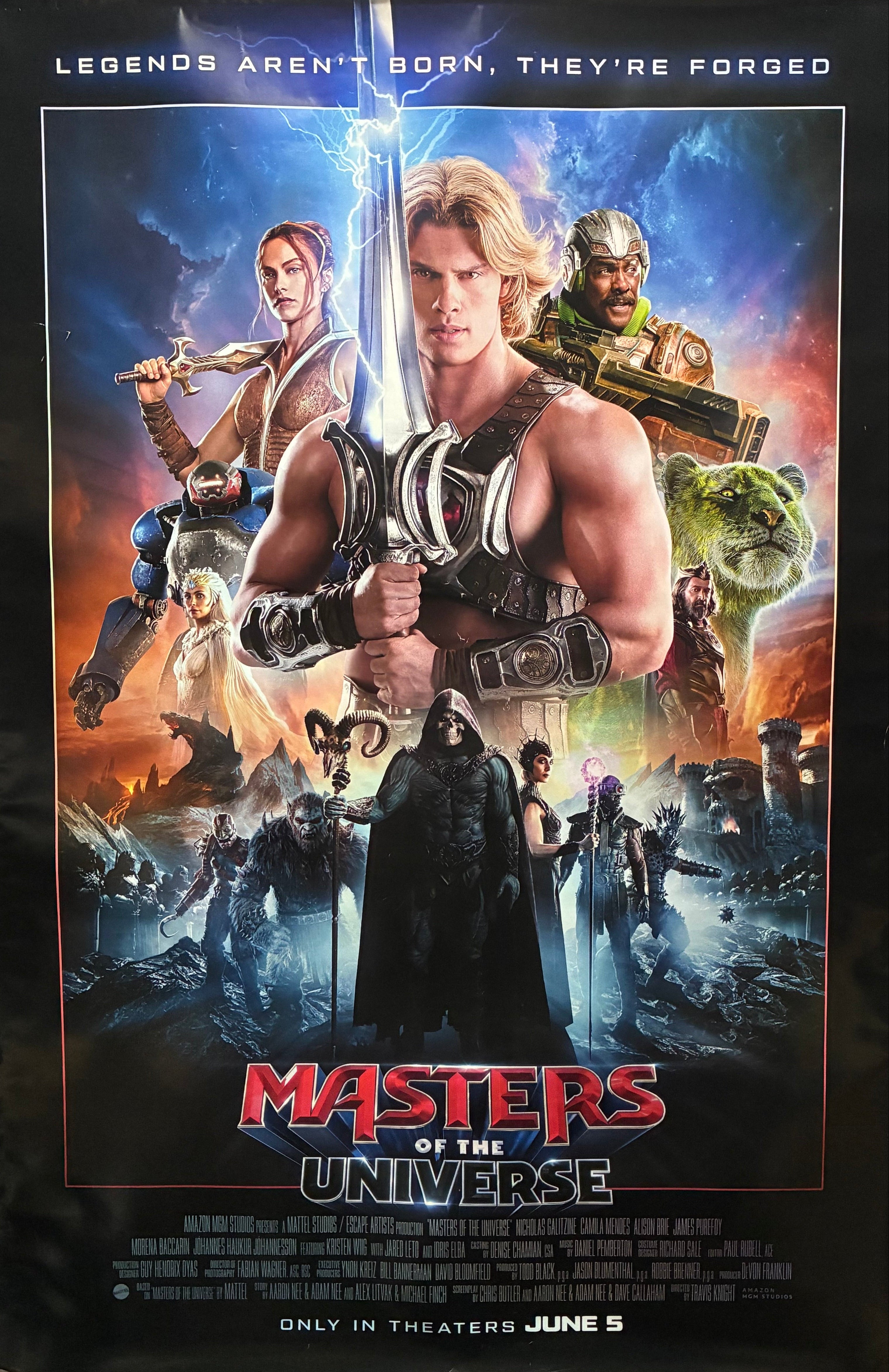 Masters Of The Universe (2026) Idris Elba Jared Leto Camila Mendes 27"x40" Unfolded eArtFilm movie posters