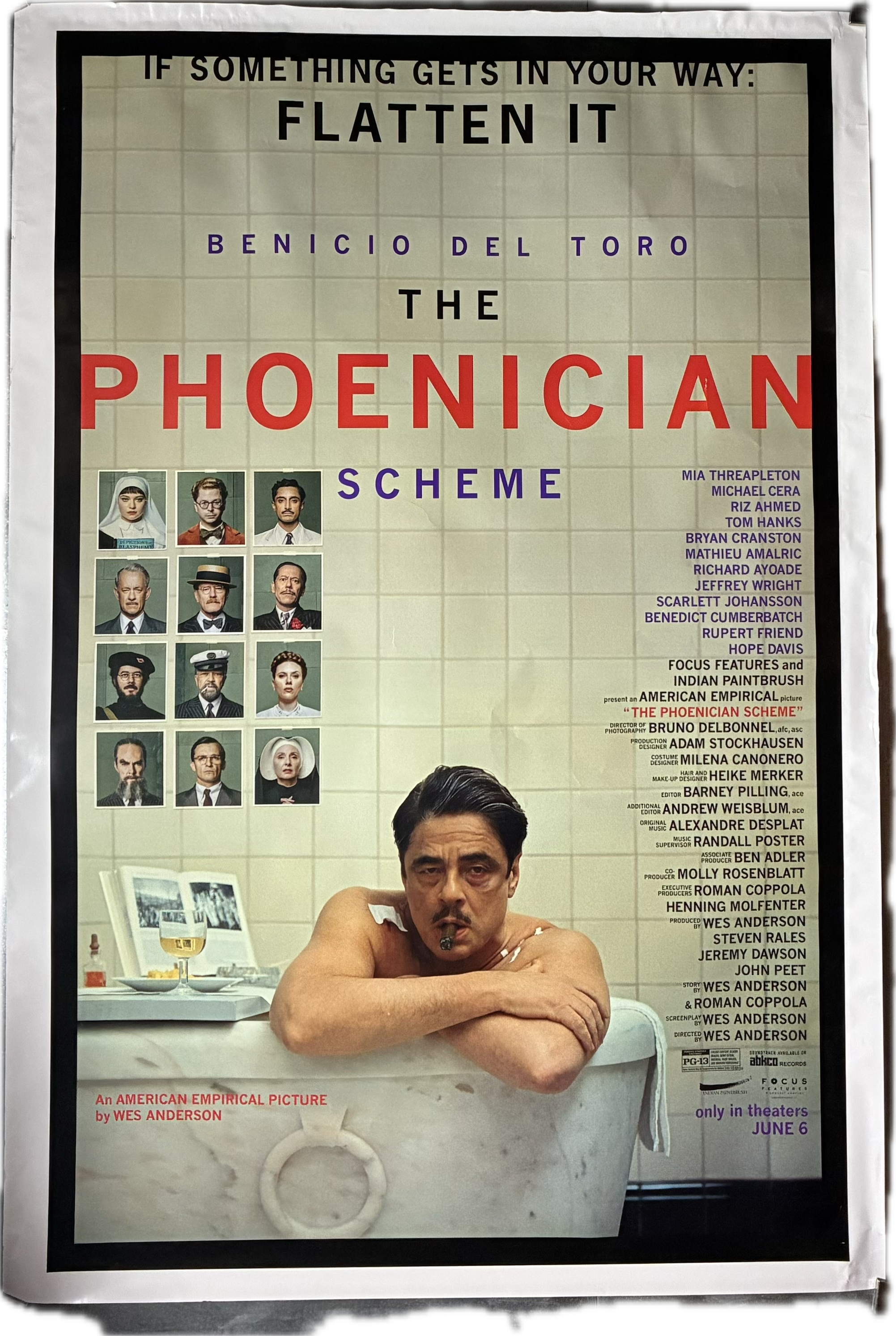 Phoenician Scheme 2025 Wes Anderson Benicio Del Toro Mia Threapleton Michael Cera